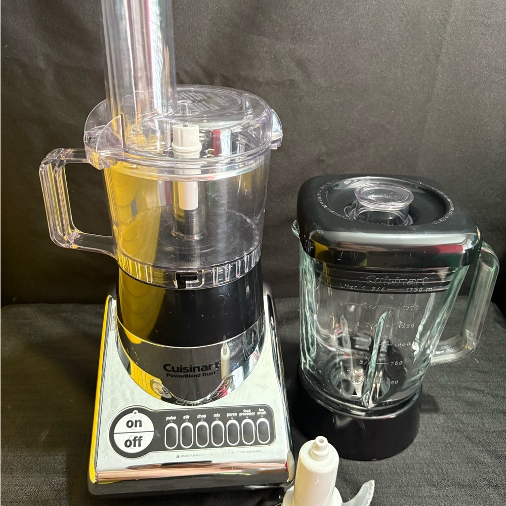 Cuisinart BFP-10CH PowerBlend Duet Blender/Food Processor Chrome - Picture 4 of 11